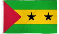 Sao Tome & Principe Printed Polyester Flag 3ft by 5ft