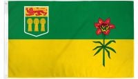 Saskatchewan Printed Polyester Flag 12in by 18in