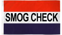 Smog Check Printed Polyester Flag 3ft by 5ft