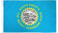 South Dakota Printed Polyester Flag 2ft by 3ft