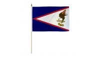 American Samoa 12x18in stick flagStick Flag 12in by 18in on 24in Wooden Dowel