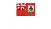 Bermuda Stick Flag 12in by 18in on 24in Wooden Dowel