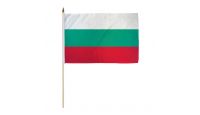Bulgaria 12x18in Stick Flag