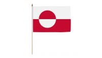 Greenland 12x18in Stick Flag