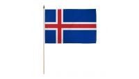 Iceland 12x18in Stick Flag