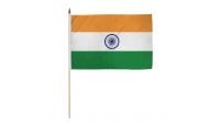 India 12x18in Stick Flag
