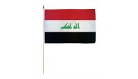 Iraq 12x18in Stick Flag