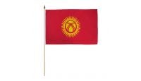 Kyrgyzstan 12x18in Stick Flag
