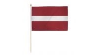 Latvia 12x18in Stick Flag