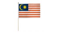 Malaysia 12x18in Stick Flag