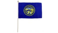 Nebraska 12x18in Stick Flag