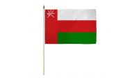 Oman 12x18in Stick Flag
