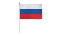Russia 12x18in Stick Flag