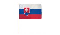 Slovakia 12x18in Stick Flag