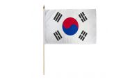 South Korea 12x18in Stick Flag