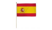 Spain 12x18in Stick Flag