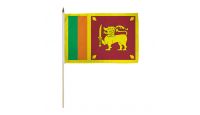 Sri Lanka 12x18in Stick Flag