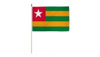 Togo 12x18in Stick Flag