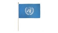 United Nations 12x18in Stick Flag