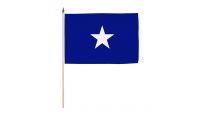 Bonnie Blue Stick Flag 12in by 18in on 24in Wooden Dowel