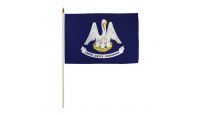 Louisiana 12x18in Stick Flag