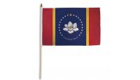 Mississippi 12x18in Stick Flag