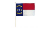 North Carolina 12x18in Stick Flag