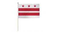 Washington DC 12x18in Stick Flag