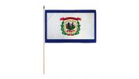 West Virginia 12x18in Stick Flag