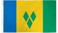 St. Vincent Printed Polyester Flag 3ft by 5ft