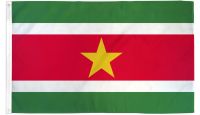 Suriname  Printed Polyester Flag 3ft by 5ft