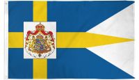 Sweden Royal  Printed Polyester Flag 3ft by 5ft