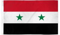 Syria Printed Polyester Flag 2ft by 3ft