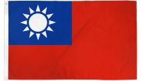 Taiwan Printed Polyester Flag 2ft by 3ft
