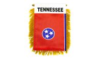 Tennessee Rearview Mirror Mini Banner 4in by 6in