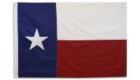 Embroidered Polyester Texas Flag 4ft by 6ft.