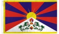 Tibet Printed Polyester Flag 2ft by 3ft