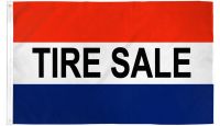 Tire Sale Printed Polyester Flag 3ft by 5ft