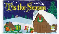 Tis the Season Printed Polyester Flag 3ft by 5ft