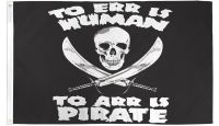 To Arr Is Pirate Printed Polyester Flag 3ft by 5ft