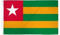 Togo Printed Polyester Flag 2ft by 3ft