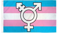 Transgender Symbol  Printed Polyester Flag 3ft by 5ft
