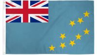Tuvalu Printed Polyester Flag 2ft by 3ft