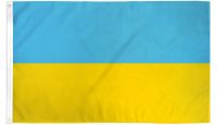 Ukraine  Printed Polyester Flag 3ft by 5ft