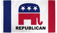 Republican  Printed Polyester Flag 3ft by 5ft