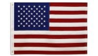 Embroidered Polyester American Flag 2ft by 3ft.