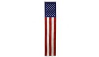 USA Embroidered Pulldown Flag 8ftx20in