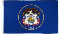 Utah Printed Polyester Flag 3ft by 5ft