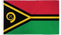 Vanuatu  Printed Polyester Flag 3ft by 5ft