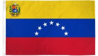 Venezuela 7 Star  Printed Polyester Flag 3ft by 5ft